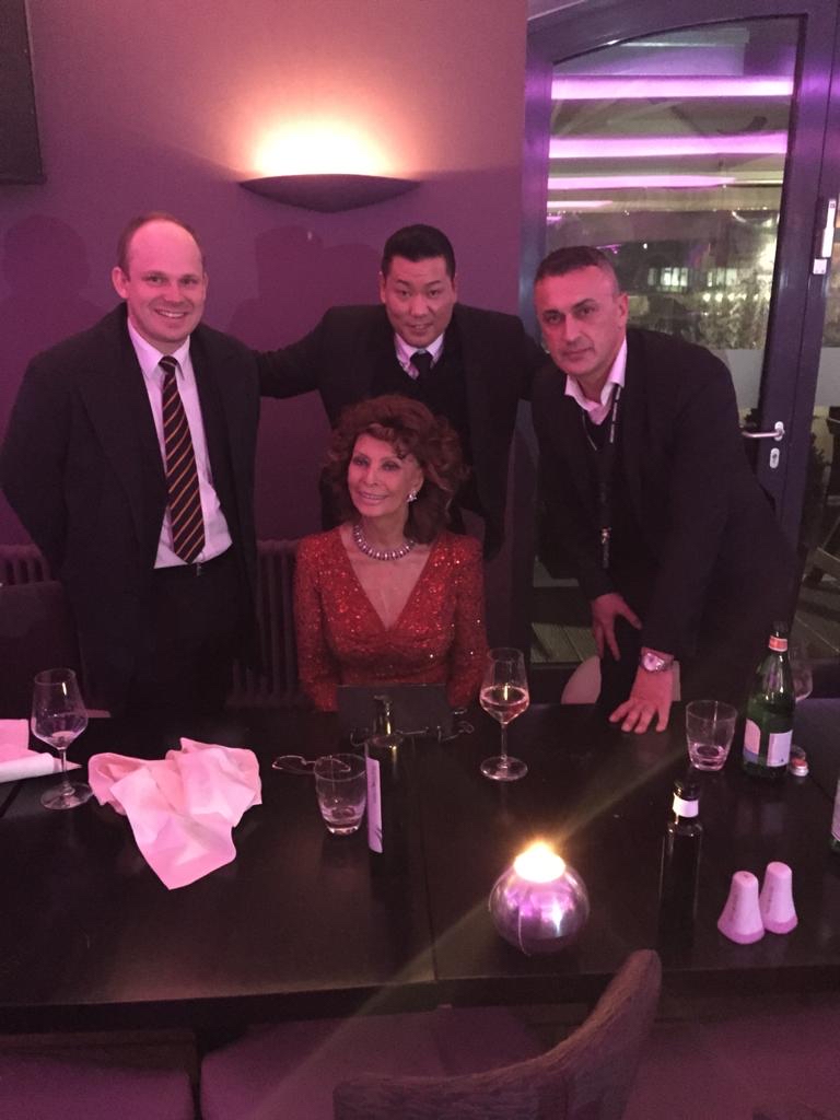 Personenschutz für Sophia Loren